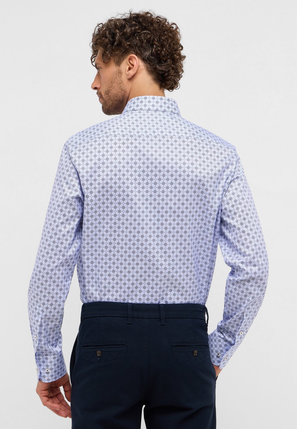 

Рубашка SLIM FIT Eterna, синий