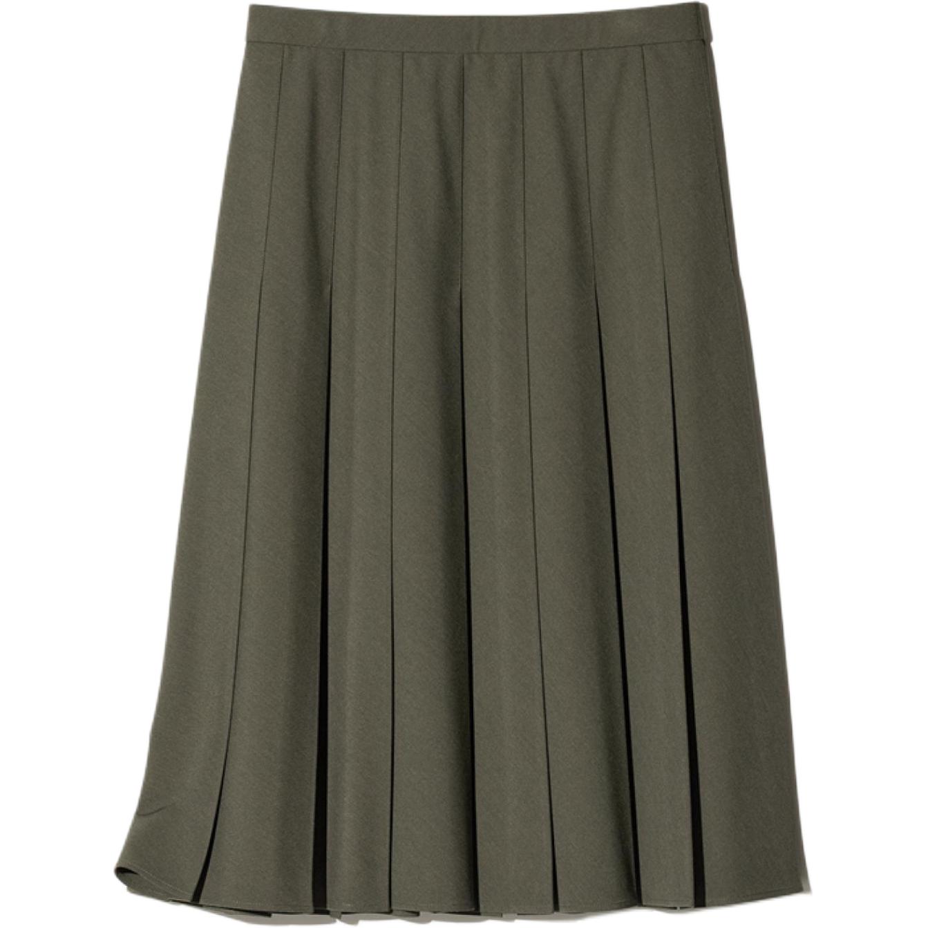 

Повседневная длинная юбка женская UNIQLO, темно-оливковый