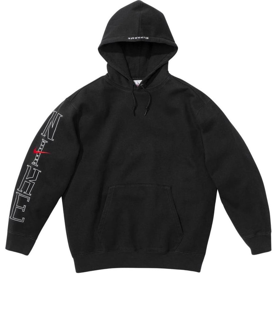 

Худи Supreme x Nike Hooded Sweatshirt 'Black', черный