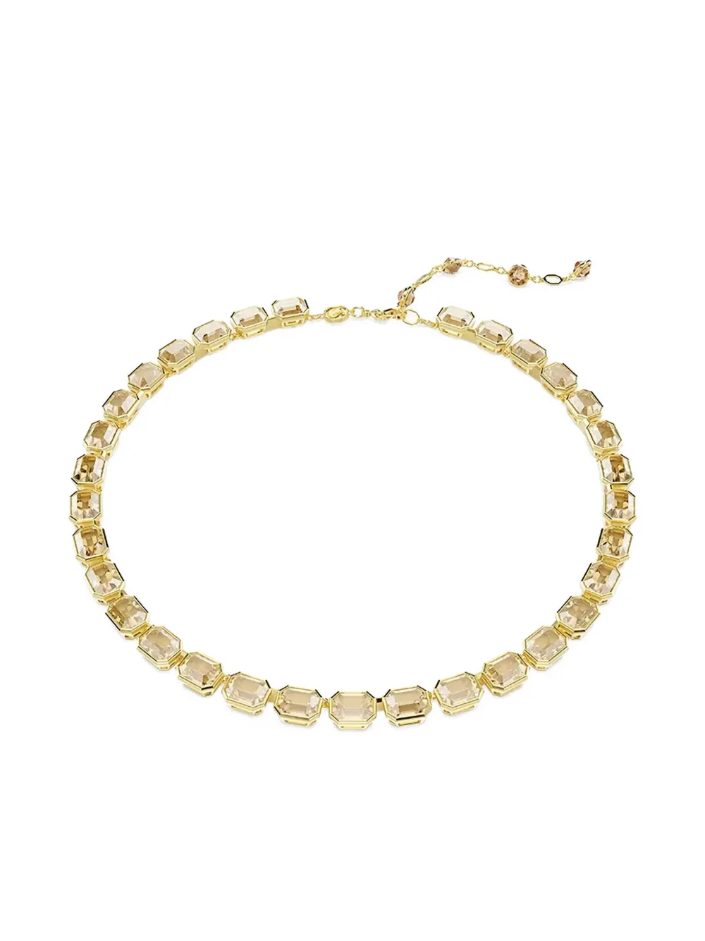

Колье Millenia Tennis с кристаллами Swarovski, золотой