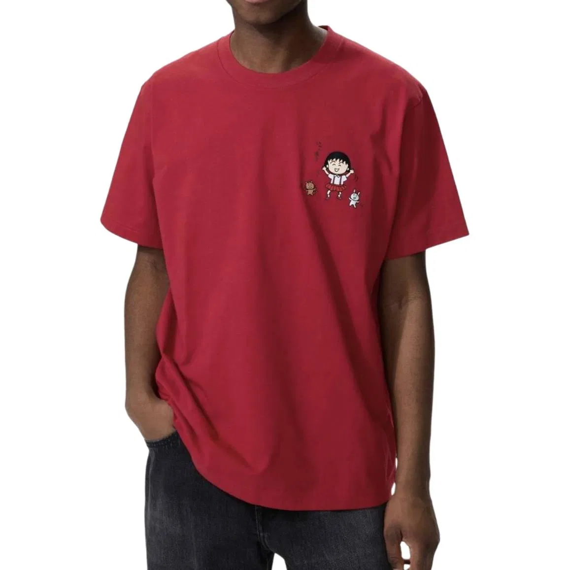 Футболка Uniqlo x YINGTAOXIAOWANZI Red — фото 3
