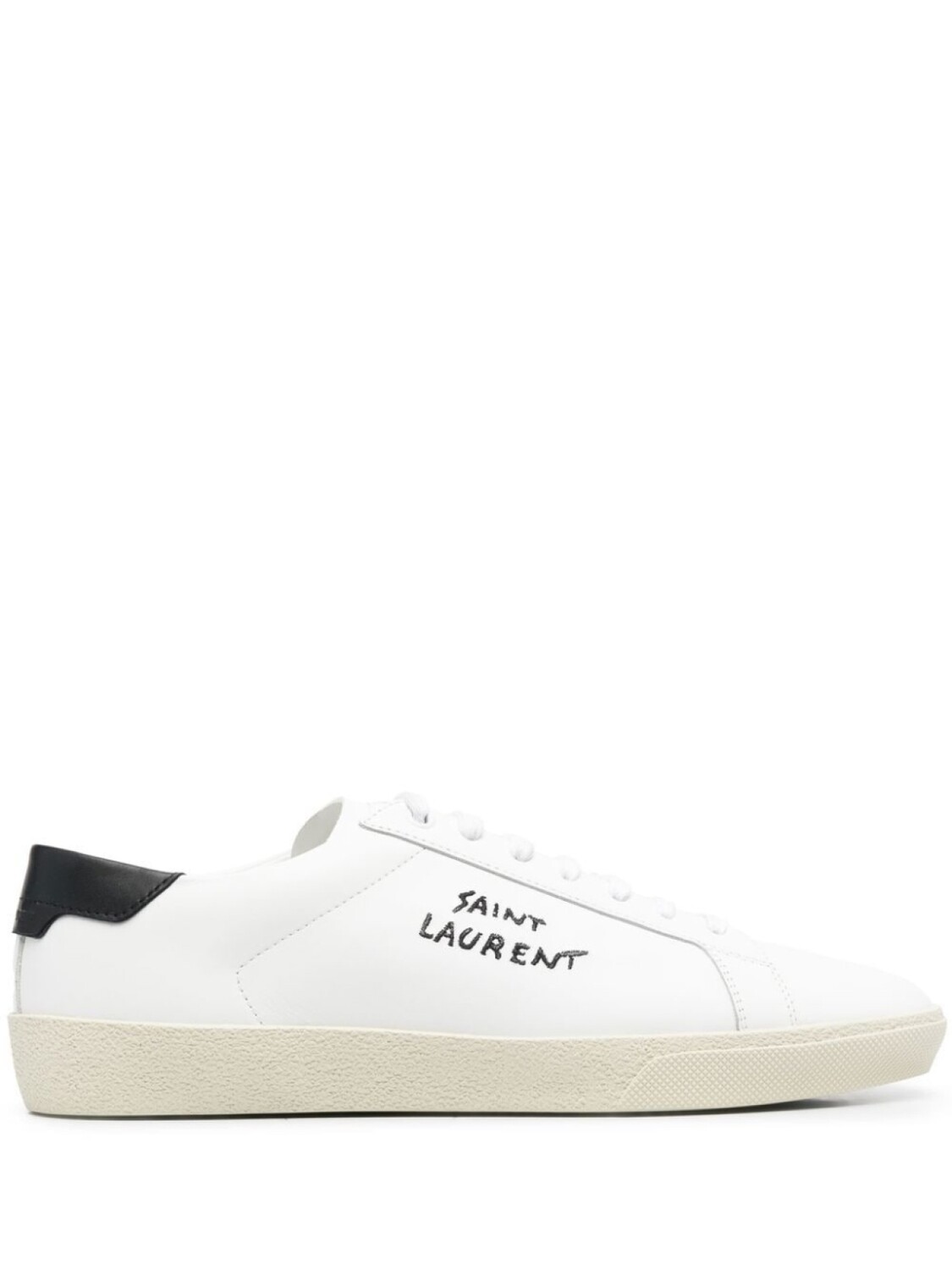 

Saint Laurent кеды с вышитым логотипом, белый
