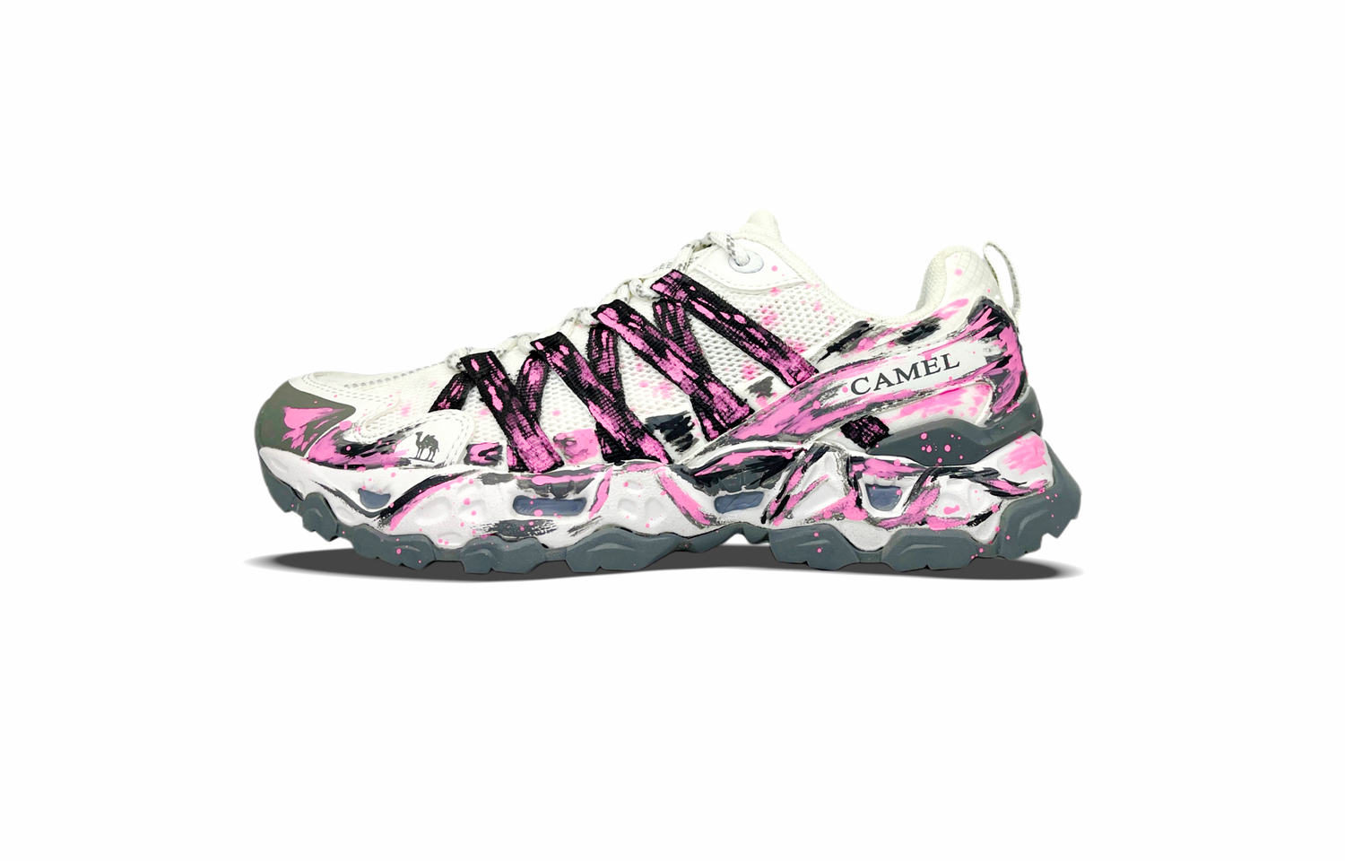 

Женские низкие альпинистские ботинки с амортизацией, износостойкие и с надежным сцеплением CAMEL, розовый dreamy