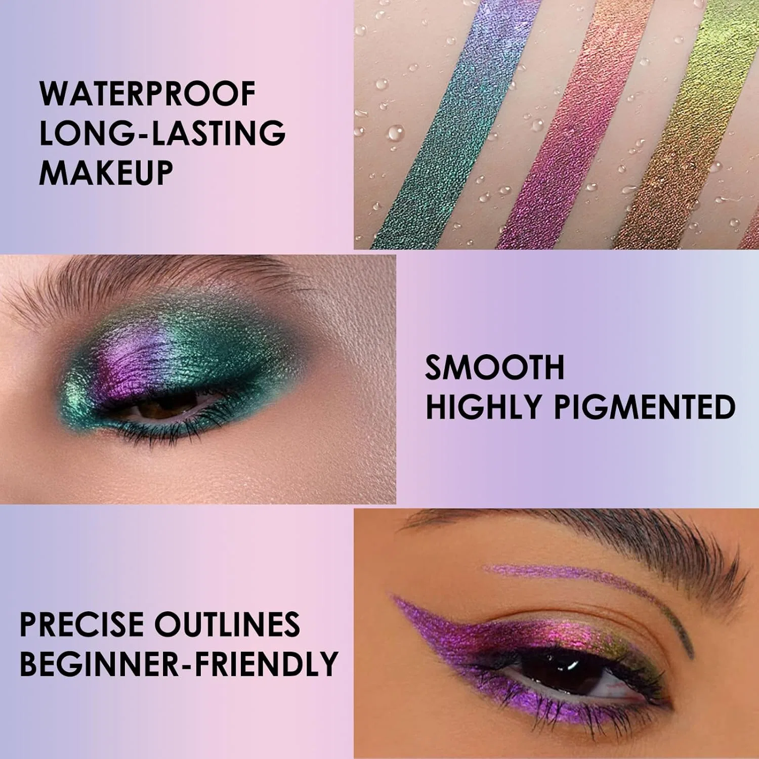 Розовый карандаш-хамелеон для глаз «Chameleon Eyeliner Pen» от Erinde Erinde, #02 — фото 4