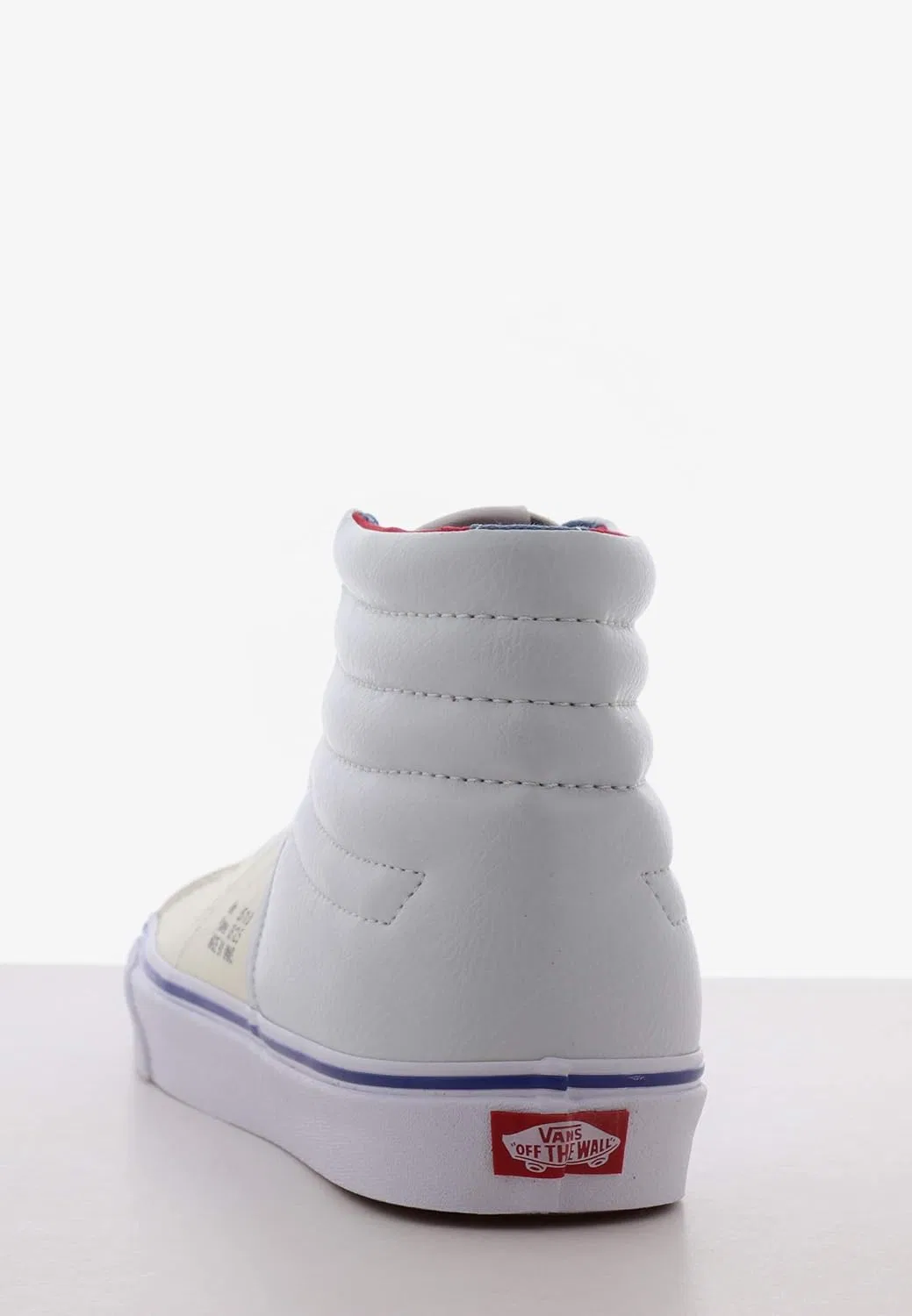 Кроссовки Vans Sk8-Hi Reissue, Natur Stv Marineblau Rot — фото 4