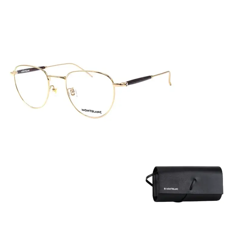

MONTBLANC Очки с круглой оправой, Tortoiseshell Gold