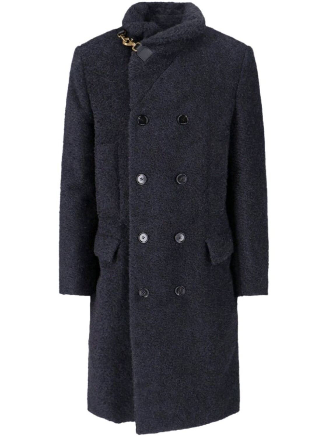 

Двубортное пальто Burberry, черный