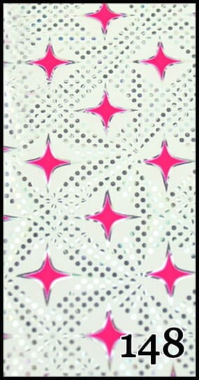 

Трансферная фольга 1 метр, рисунок №148 - для декорирования гибридными лаками, УФ-гелями и акрилом - упакована в тубус., AlleBeauty