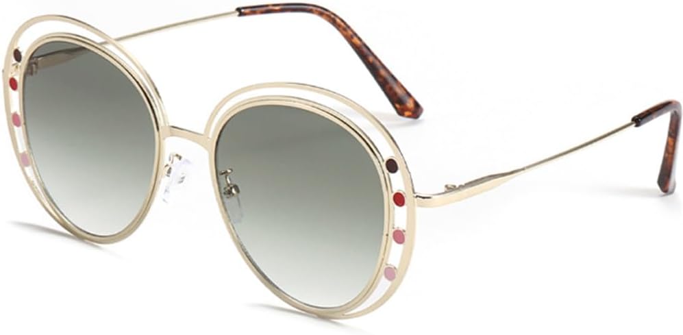 

Овальные солнцезащитные очки в крупной оправе, мужские солнцезащитные очки в оправе, женские солнцезащитные очки с защитой от УФ-излучения UV400 LANGSER, Gradient Green