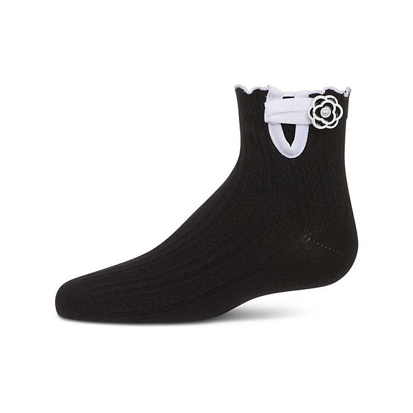 

Детские носки с цветочным принтом и пуговицами Memoi