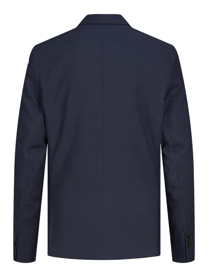 JACK & JONES Junior Однобортный пиджак темно-синего цвета — фото 2