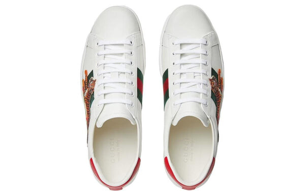 Кроссовки ace 'lunar new year - tiger' Gucci, белый — фото 3