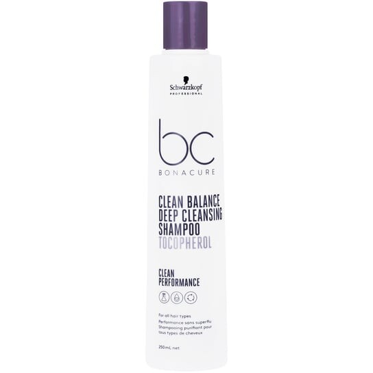 

Очищающий шампунь для волос 250 мл защищает от повреждений Schwarzkopf BC Clean Balance Deep Cleansing Shampoo