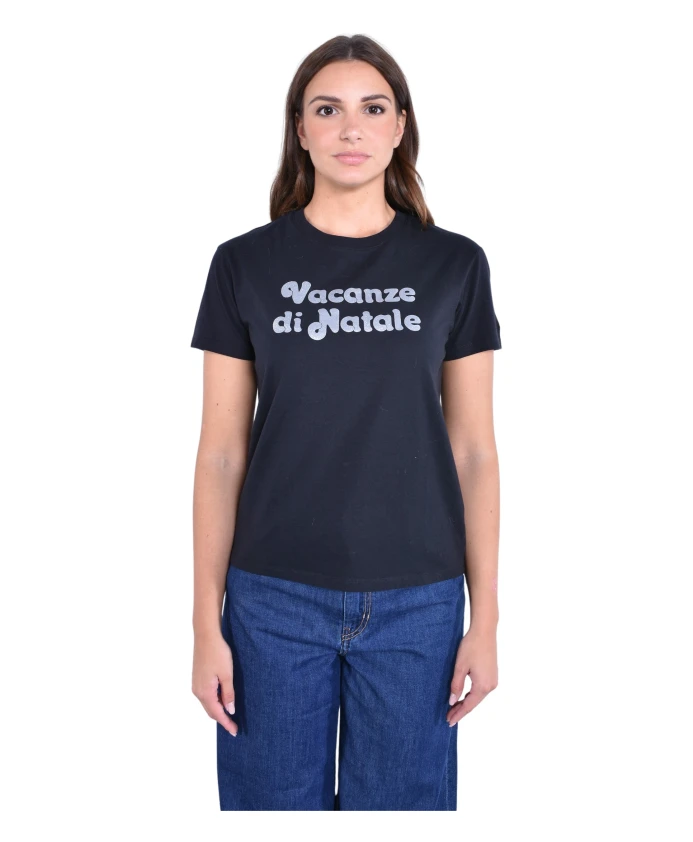 

Знаменитая хлопковая футболка с круглым вырезом Mc2 Saint Barth, синий