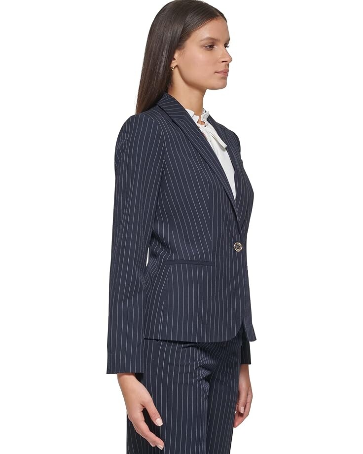 

Блейзер Tommy Hilfiger Pinstripe Blazer, цвет Midnight Multi