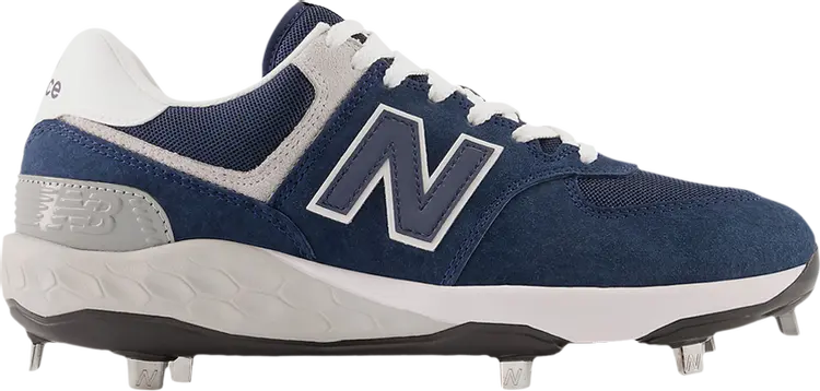 

Кроссовки Fresh Foam X 574 Cleat 'Navy', синий