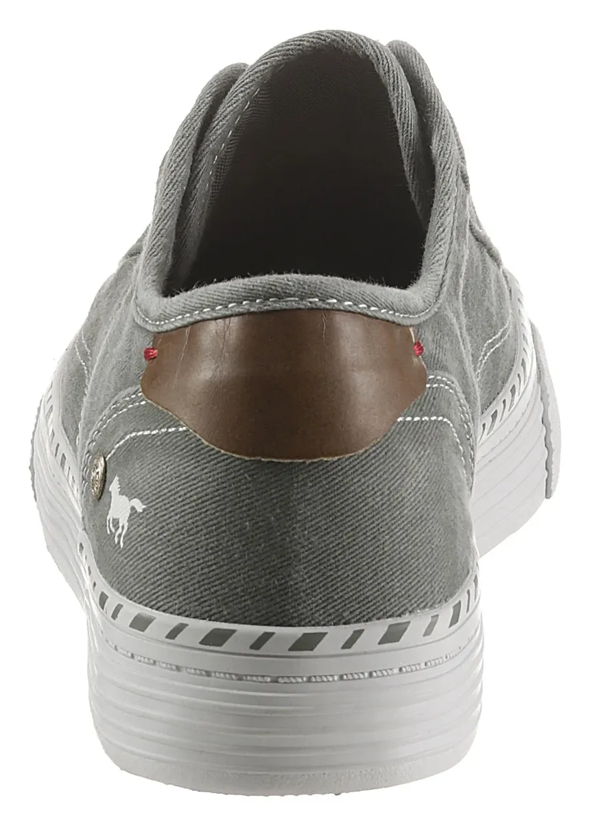 Кроссовки-слипоны Mustang Shoes "Слипоны, повседневная обувь," слипоны, слипоны, повседневная обувь с практичной резинкой, зеленый — фото 2