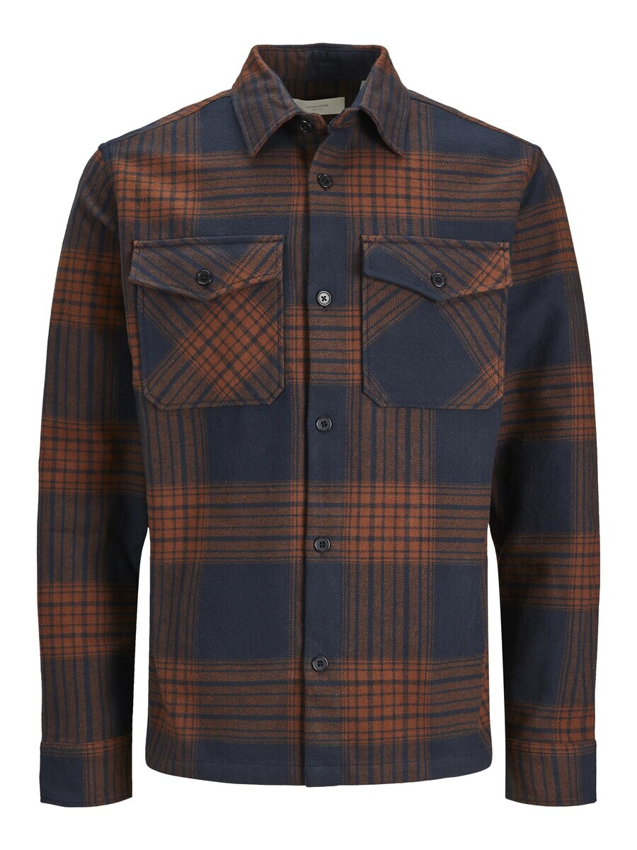 

Рубашка JACK & JONES Regular fit Button Up Roy, коричневый