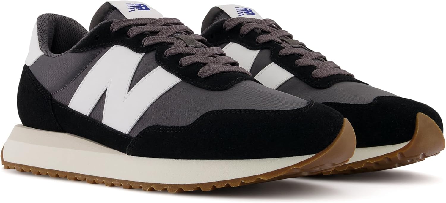 Мужские кроссовки для бега по шоссе New Balance 237 V1 Classic, Black/Magnet/Gum — фото 4