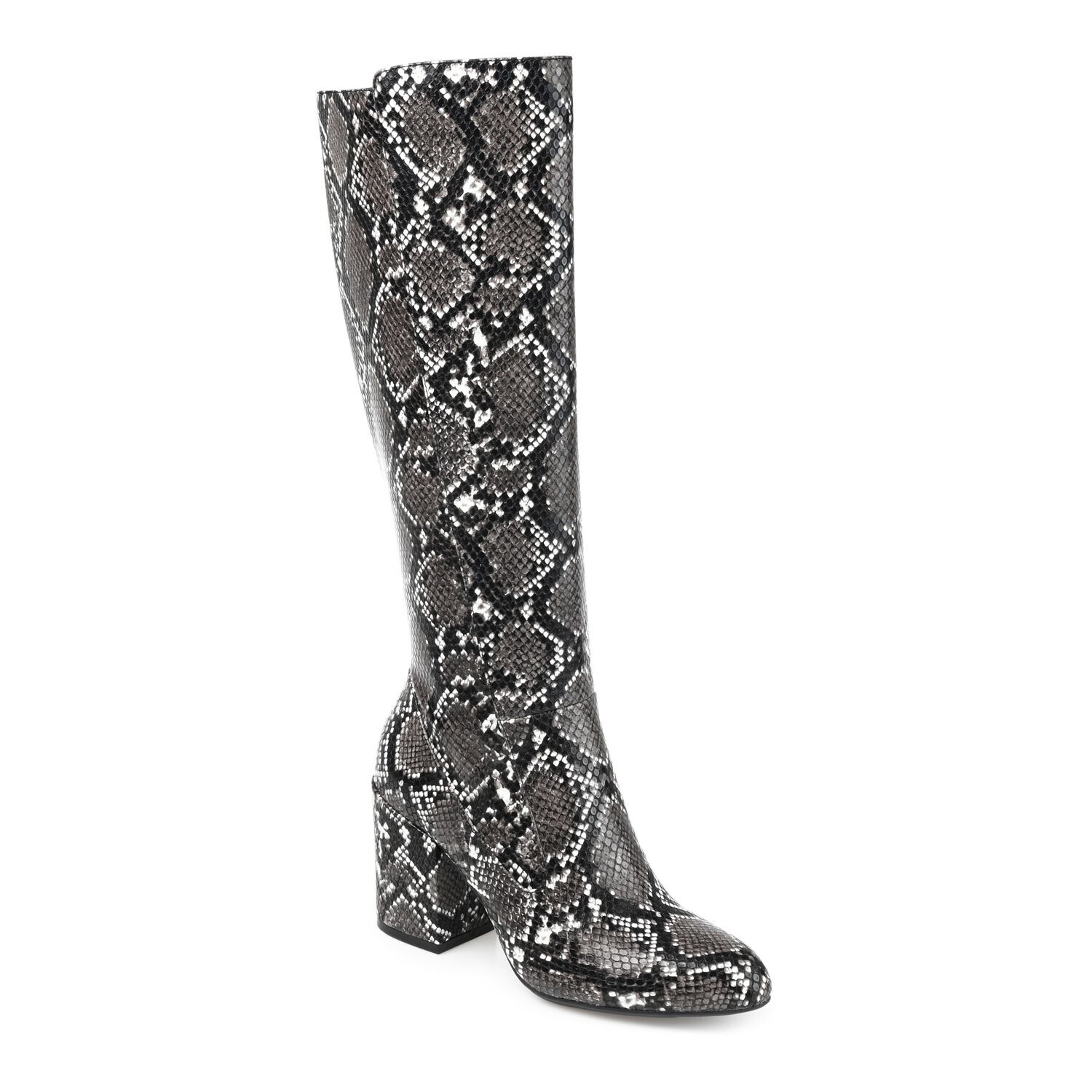 Женские сапоги до колена из искусственной змеиной кожи Journee Collection Tavia Journee Collection — фото 4