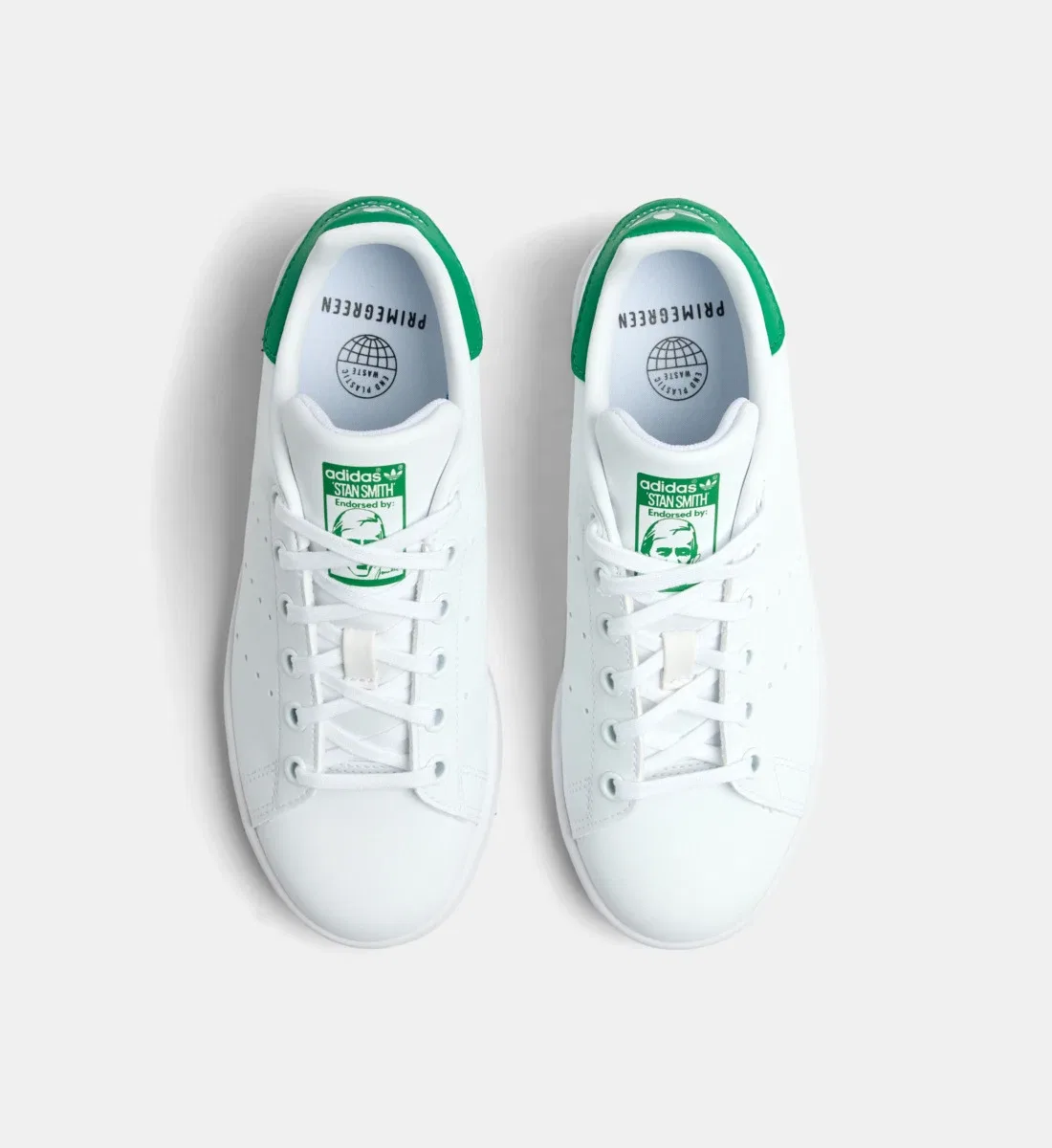 Кроссовки Stan Smith Adidas Originals, зеленый — фото 4