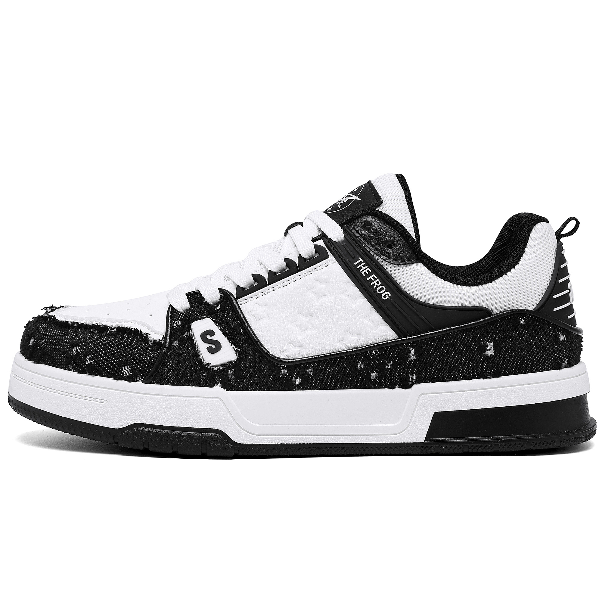 

Низкие мужские кроссовки Pepe The Frog, Classic Black White