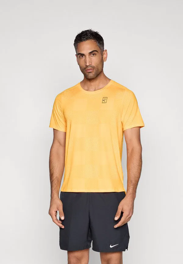 Спортивная футболка nikecourt advantage с принтом на верхней части Nike Performance, Laser Orange/Black