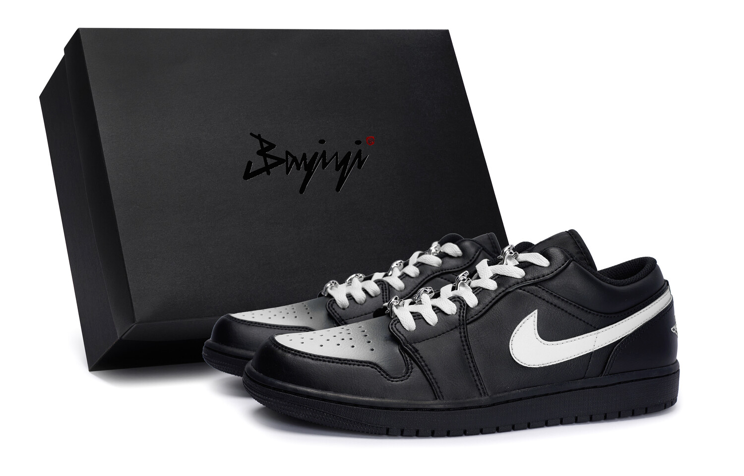 

Кроссовки Air Jordan 1 Vintage Basketball Shoes Men Low-Top White