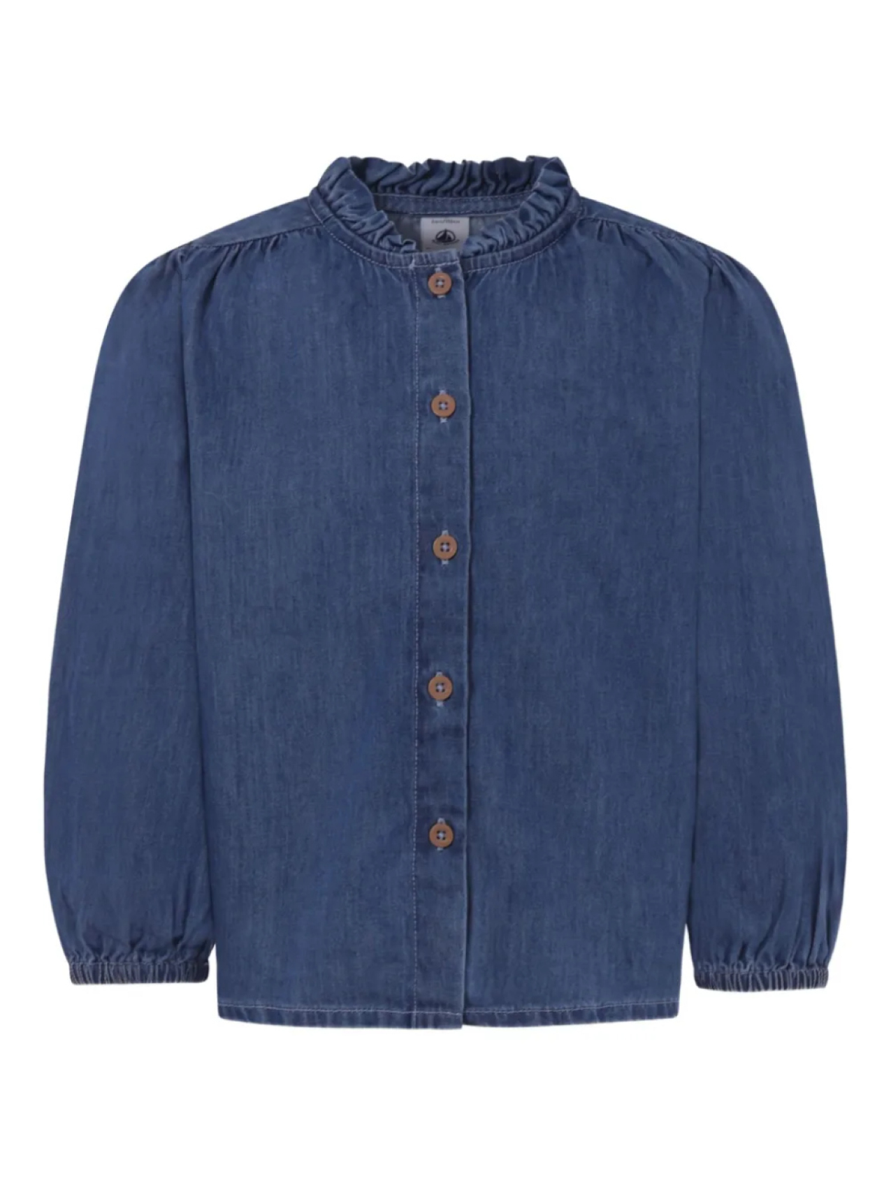 

Petit Bateau блузка из денима, синий