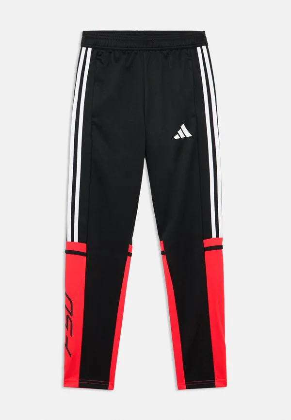Тренировочные штаны, спортивные брюки унисекс Adidas Performance, Black/Lucid Red/White