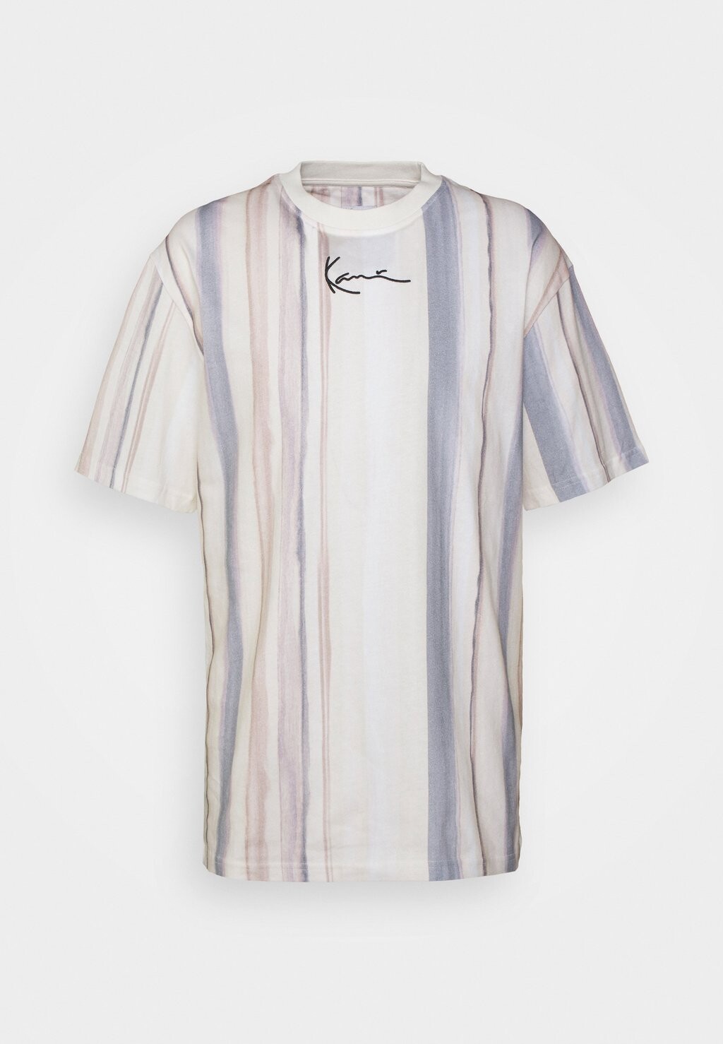 

Футболка с принтом Small Signature Tee Unisex Karl Kani, бежевыйовая