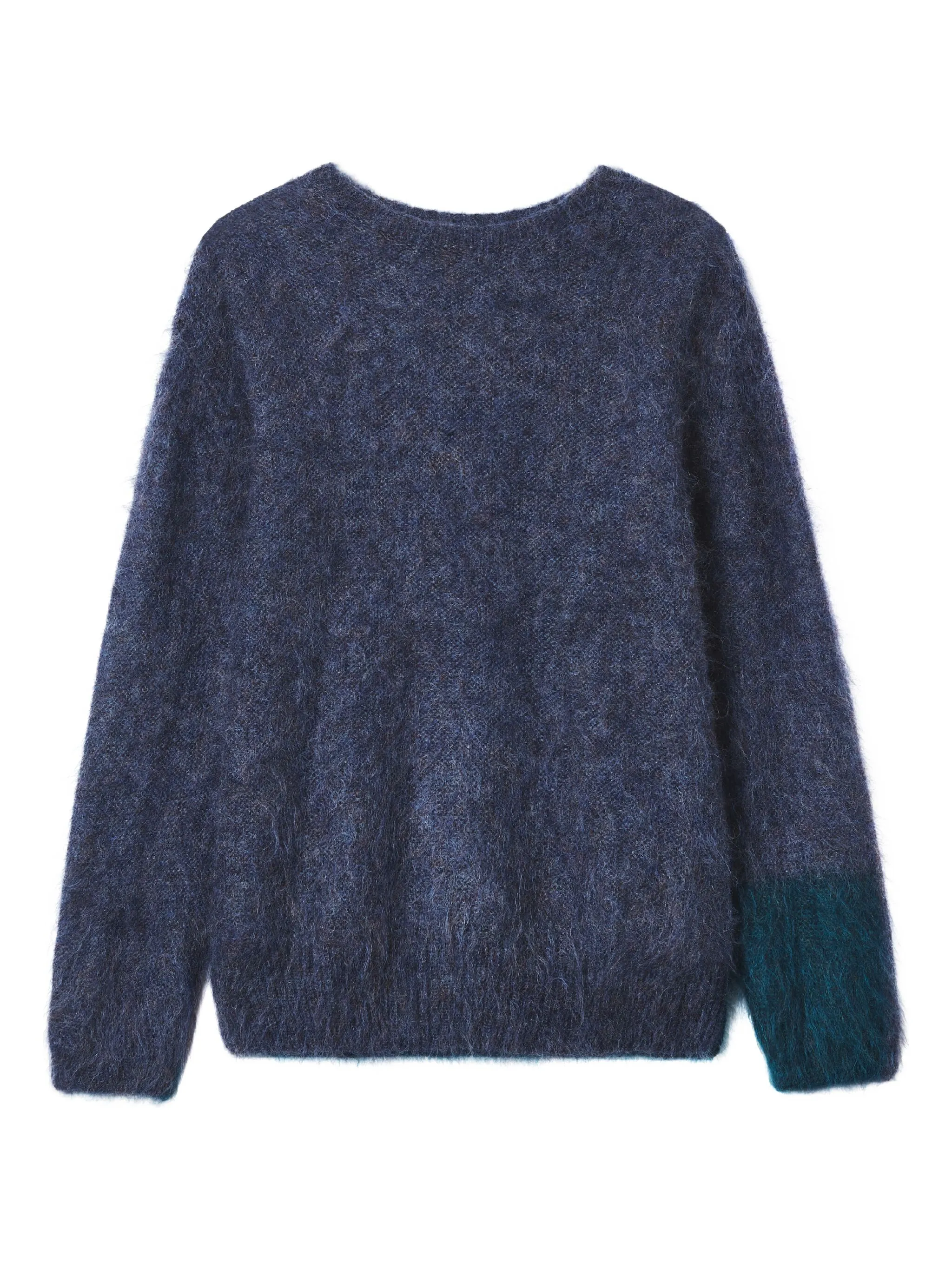 

Свитер с круглым вырезом Y'S, синий