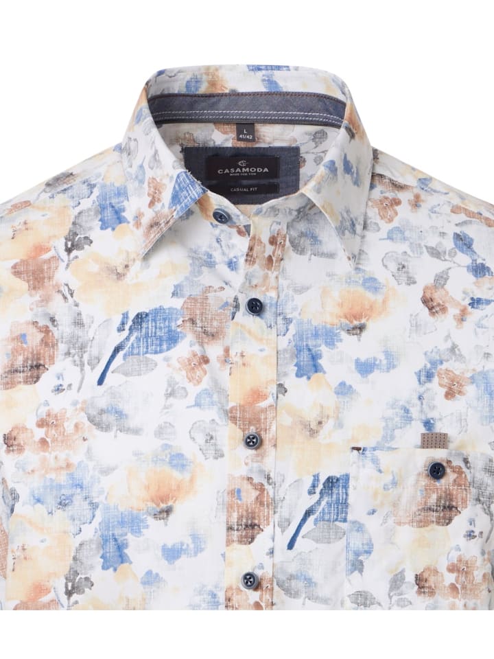 

CASAMODA Повседневная рубашка синего цвета