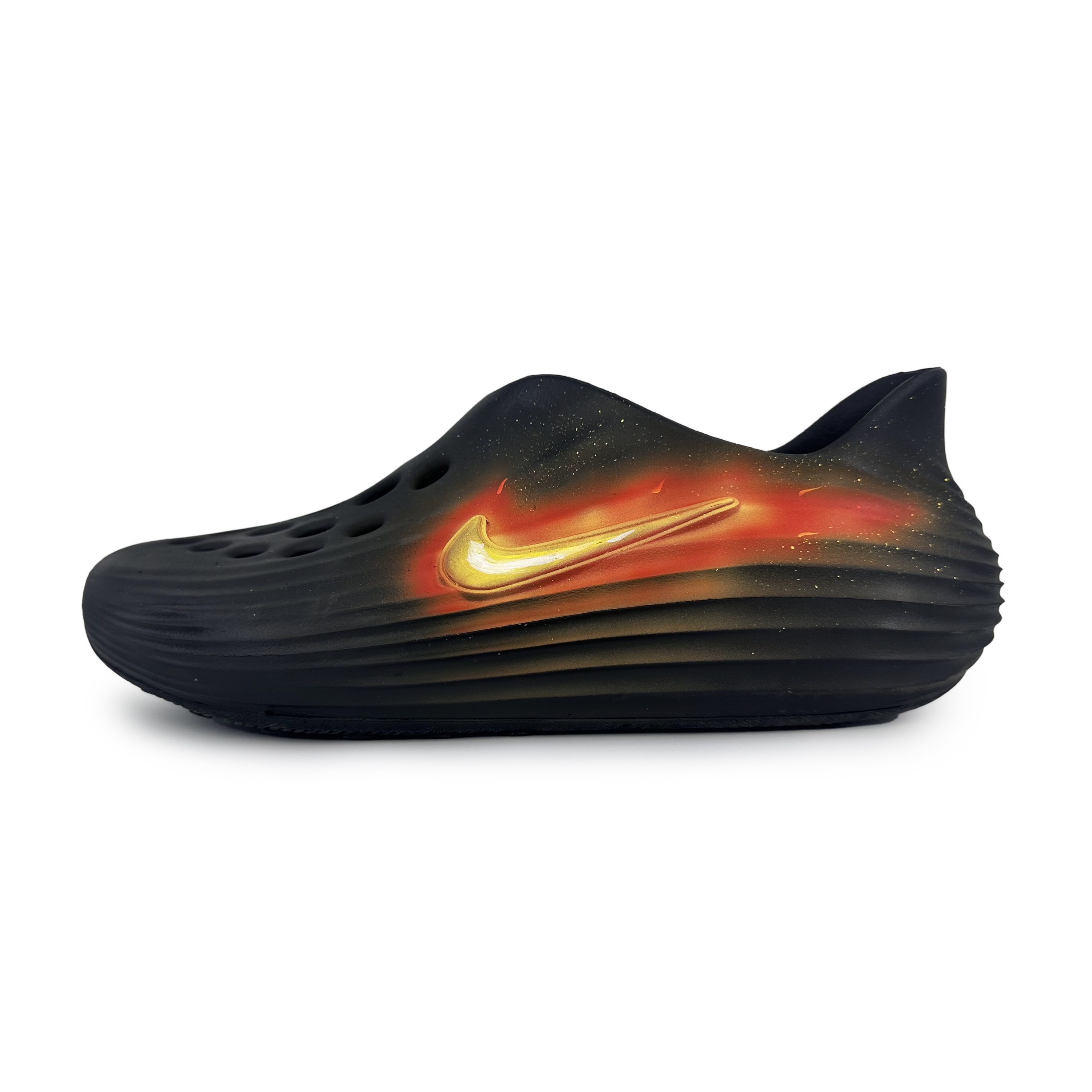 Nike Сабо ReactX Rejuven8 Ghoul Knight унисекс, черно-красные
