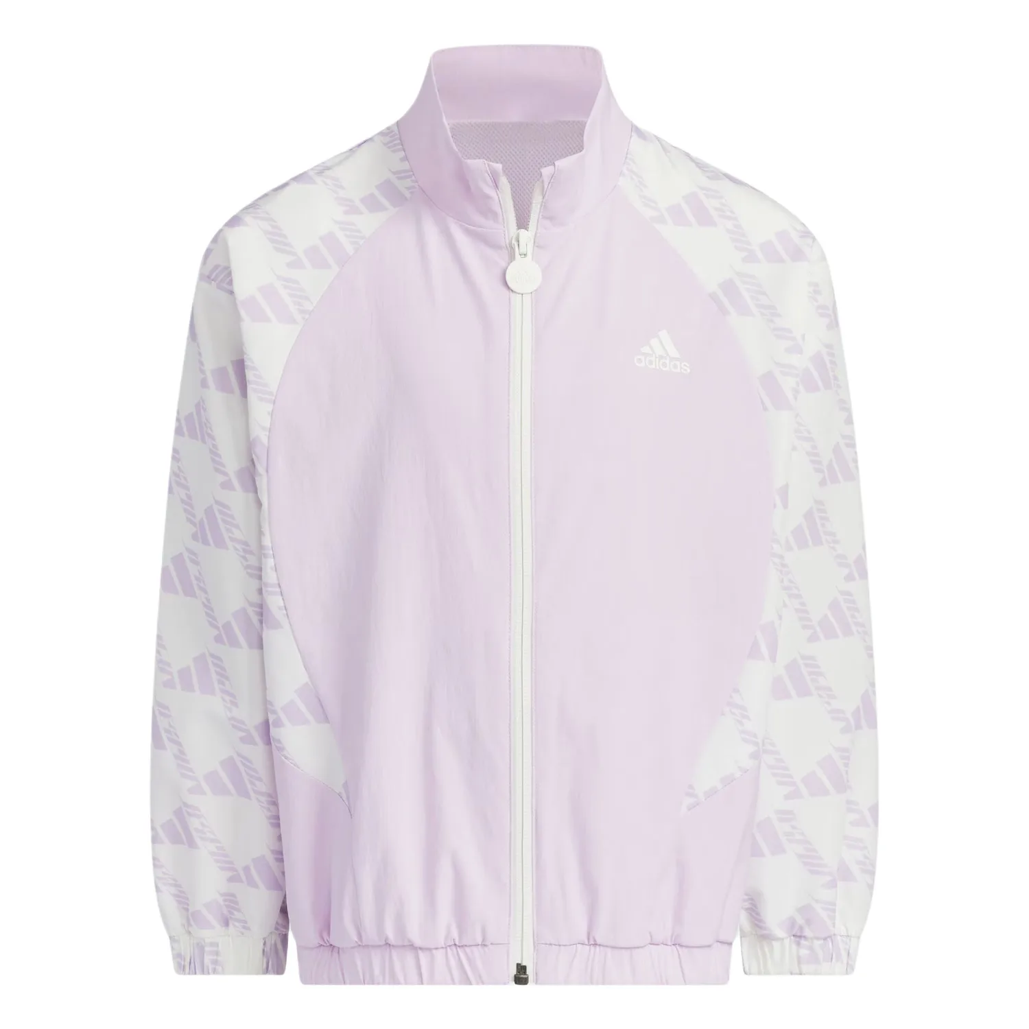 Adidas Куртка спортивная для танцев woven light purple/white для детей 3-7 лет — фото 3