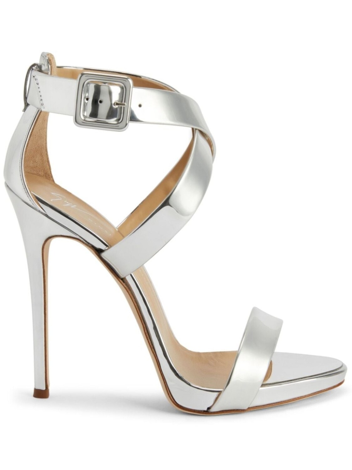 

Giuseppe Zanotti босоножки Bellis 120, серебристый