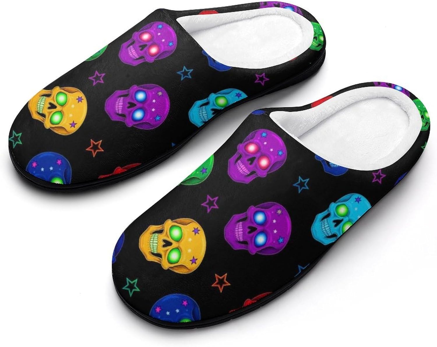 

Удобные мужские домашние хлопковые тапочки, мягкие теплые зимние тапочки для спальни, противоскользящие, для использования внутри дома и на улице Meaudiwes, Style(15)