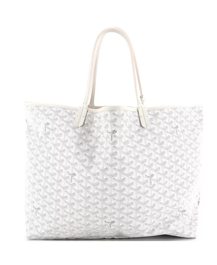 

Сумка-тоут GM Saint Louis с покрытием из холста Pre-Owned Goyard, белый