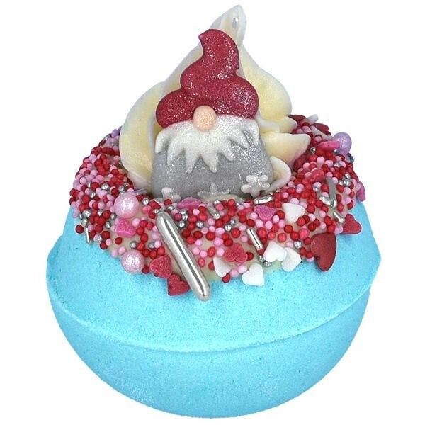 

Bomb Cosmetics, The Christmas Gonk Bath Blaster, Шипучая бомбочка для ванны, 160 г