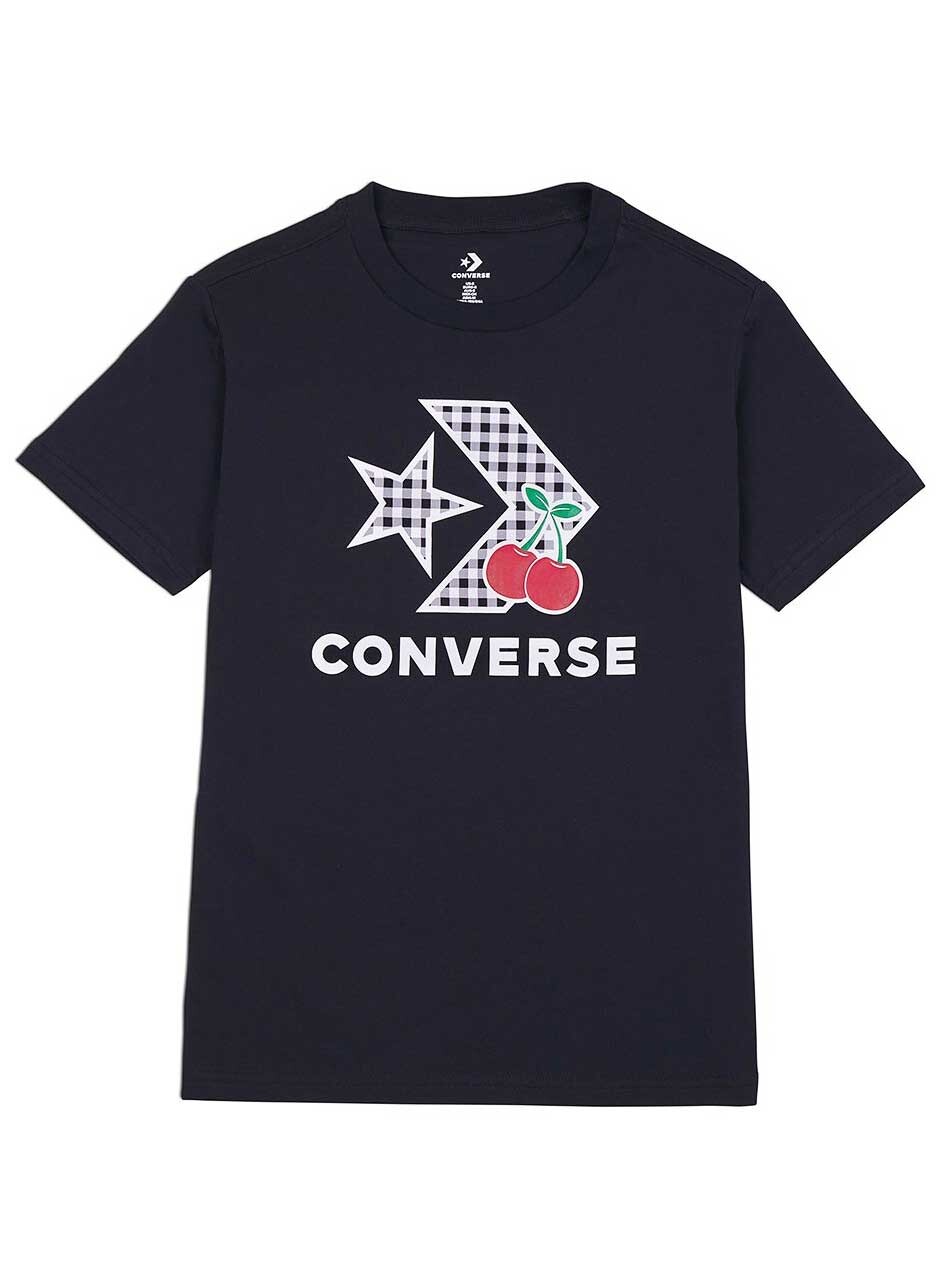 

Футболка Converse CHERRY STAR CHEVRON INFILL TEE, черный