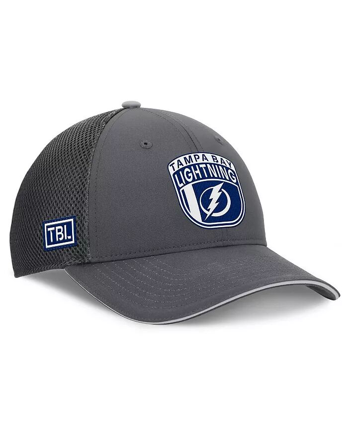 

Мужская серая кепка Tampa Bay Lightning Authentic Pro Home Ice Trucker Adjustable Fanatics