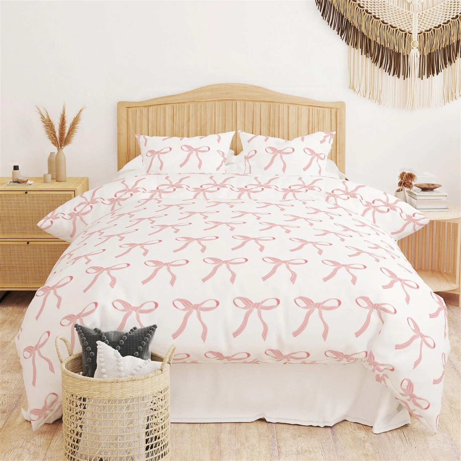

Evidea Soft Forum Livii Double Pike - Белый/Розовый - 200x220 см