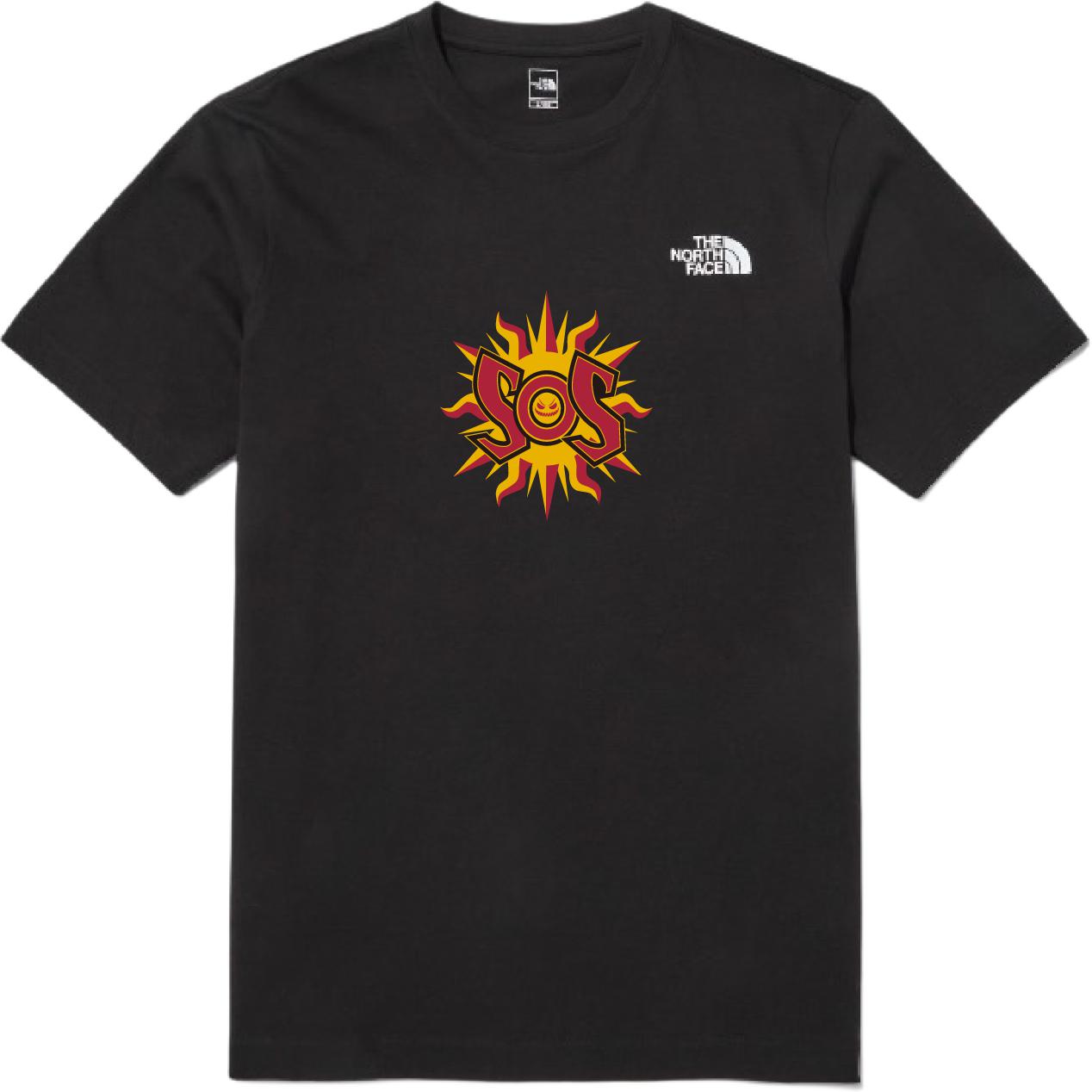 

THE NORTH FACE Футболка унисекс черная, Черный, THE NORTH FACE Футболка унисекс черная