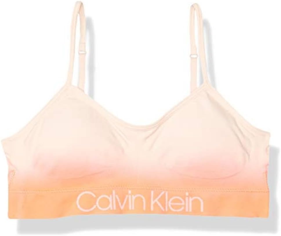 

Бесшовный бюстгальтер без косточек Calvin Klein для девочек, Dd Coral