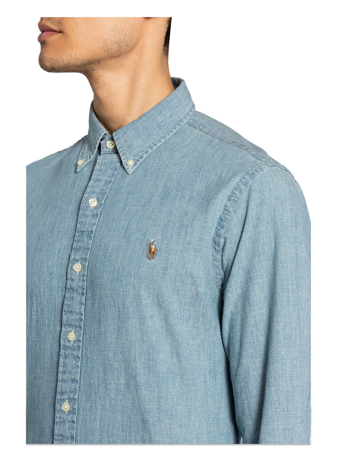Джинсы POLO RALPH LAUREN hemd Slim Fit, светло-синий — фото 4