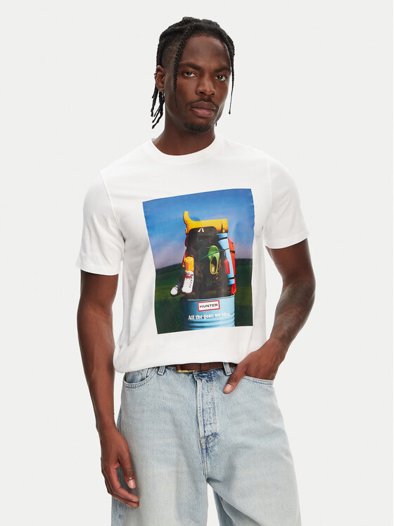 

Футболка обычного кроя Brodie Graphic HARM0036251 Hunter, белый