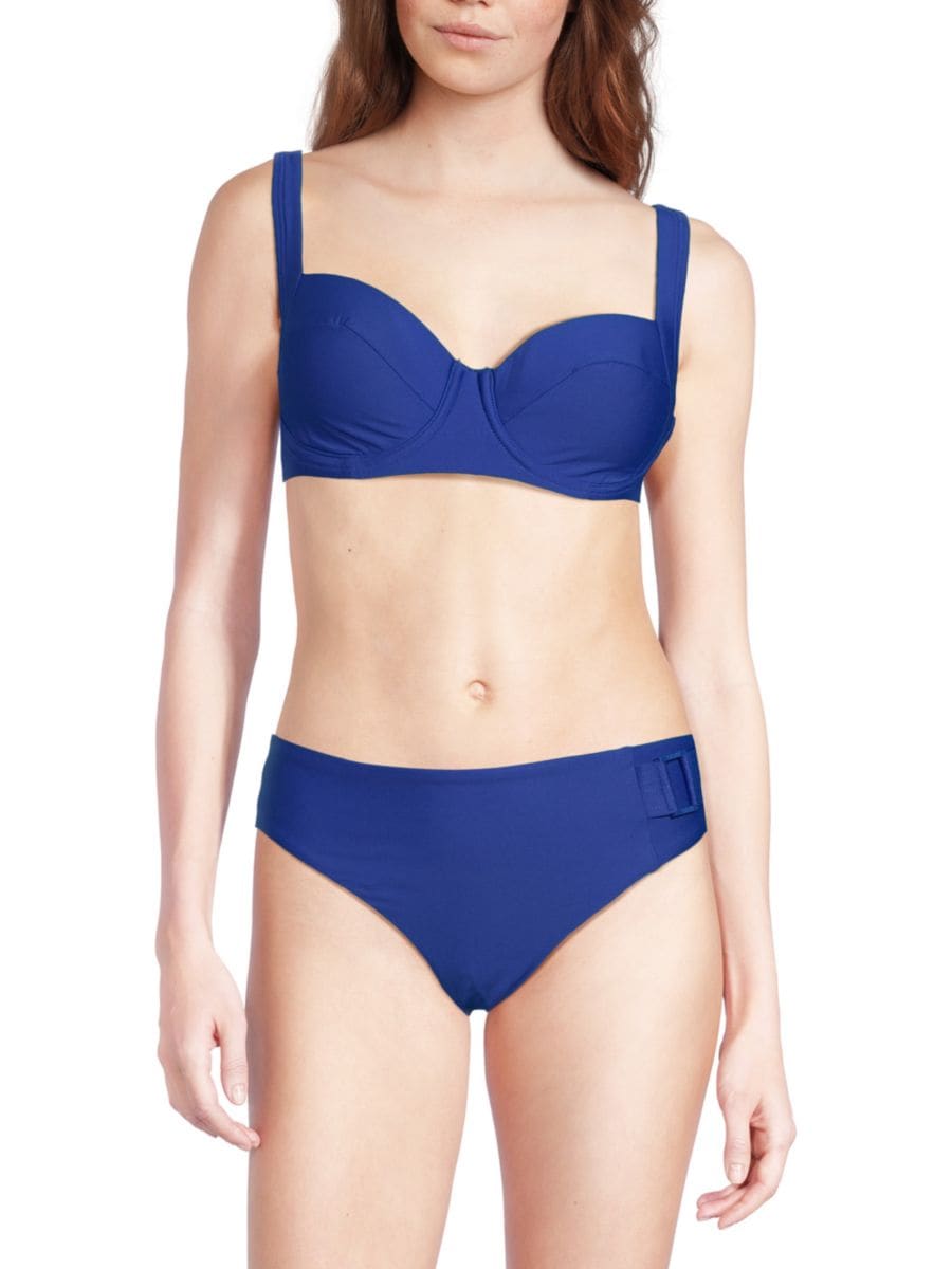

Верх бикини с вырезом в форме сердца DKNY, цвет Mediterranean