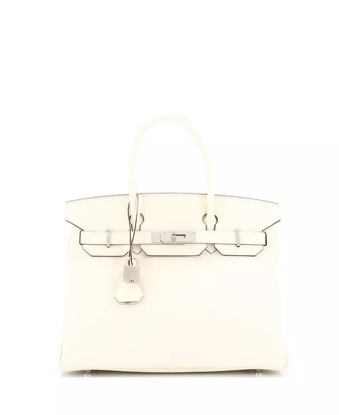 

Сумка Birkin 30 Light Epsom с фурнитурой из палладия Pre-Owned HERMÉS, белый