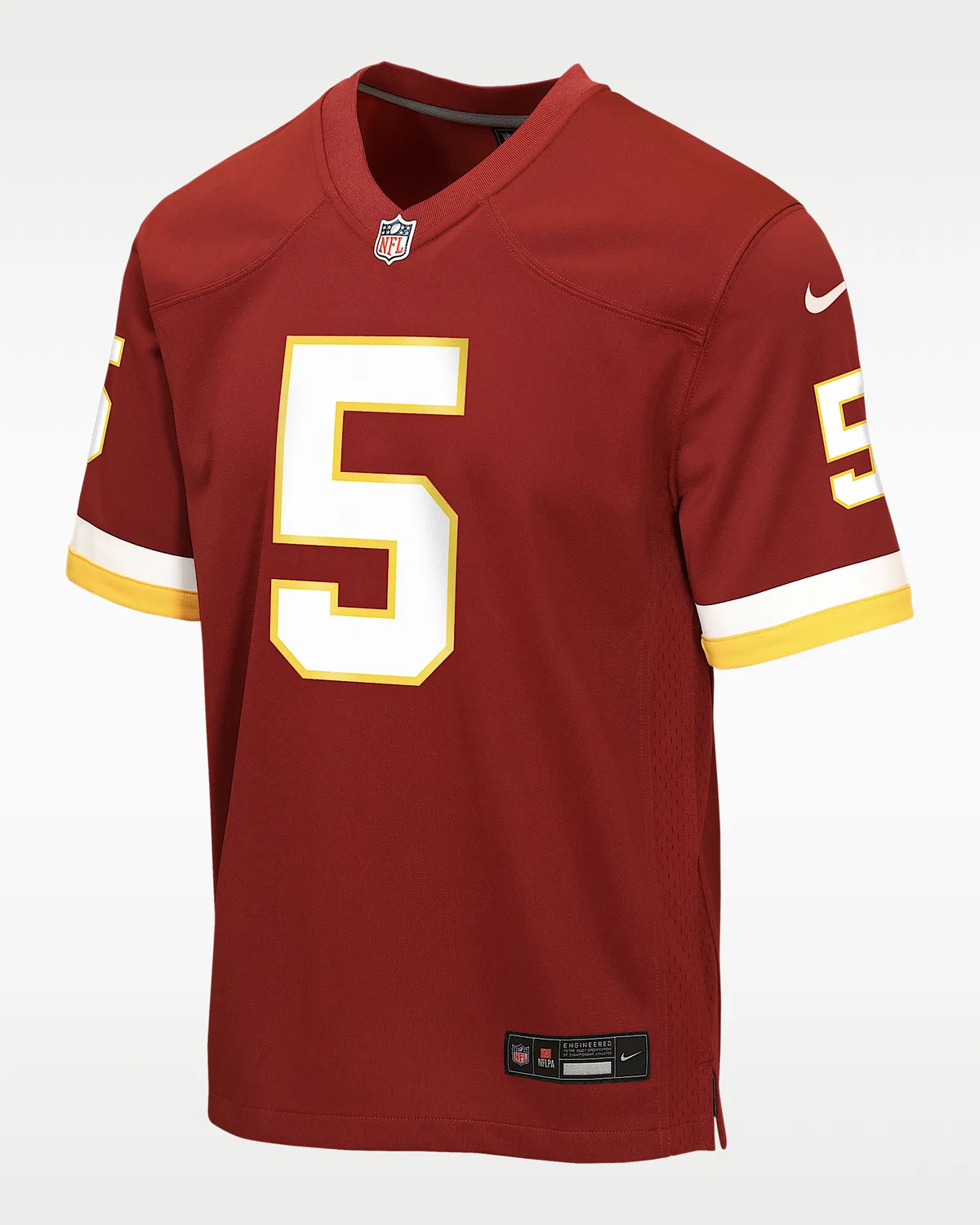 Детская игровая футболка Jayden Daniels Washington Commanders, Burgundy