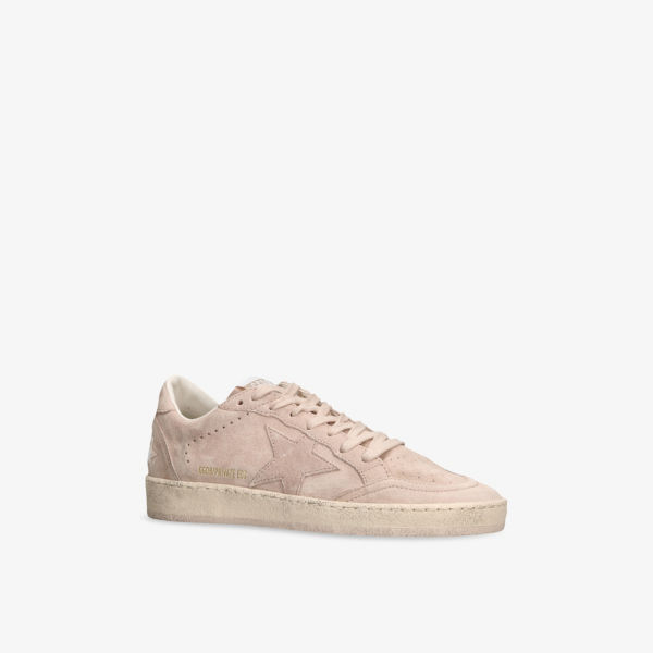 Кроссовки Golden Goose Балстар эксклюзив 2 замшевые низкие, розовый — фото 3